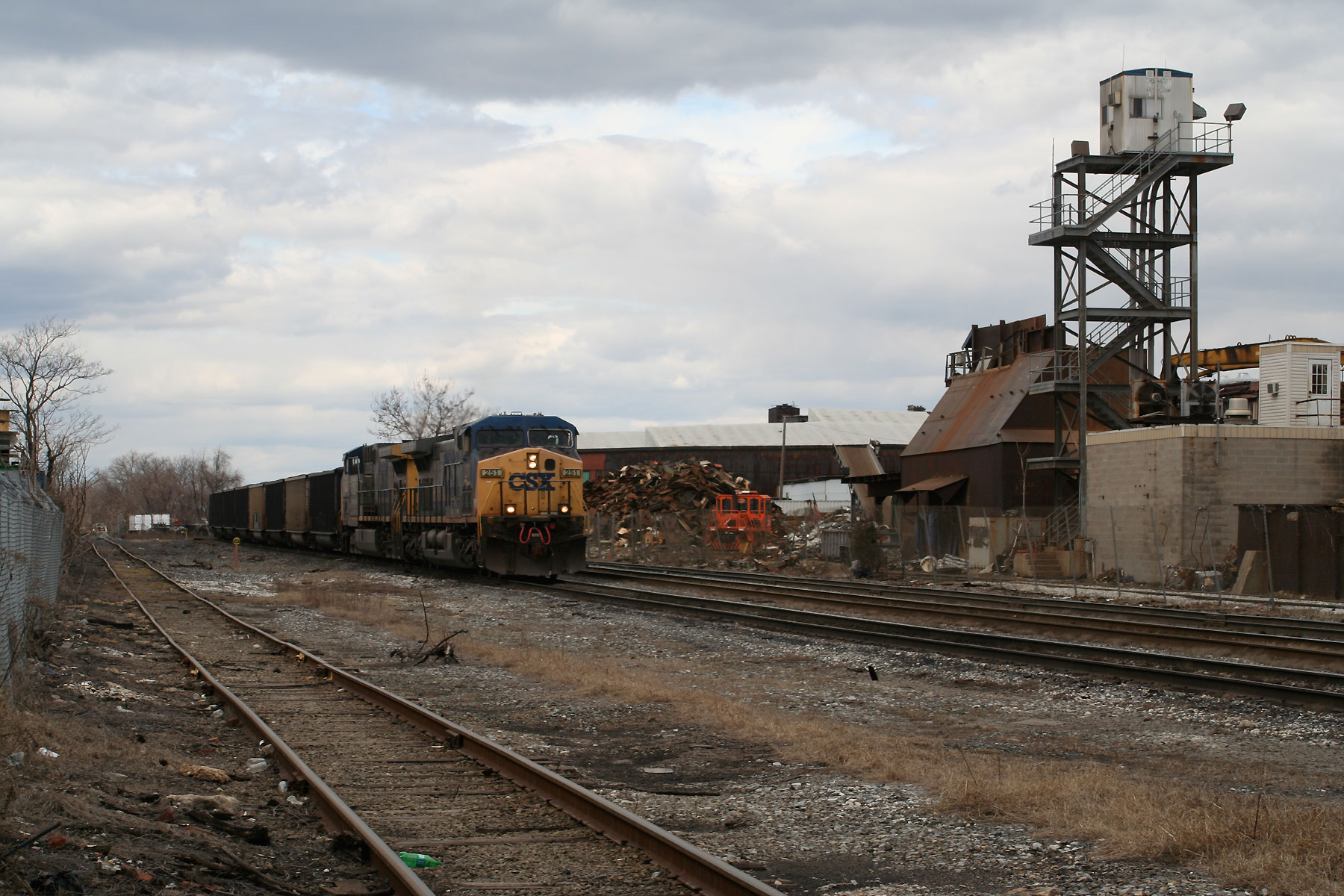 CSX Coal Train at O'Donnell St