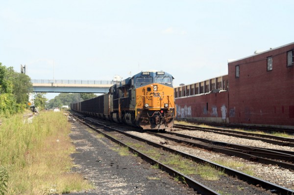 CSX Coal Train At Boston St