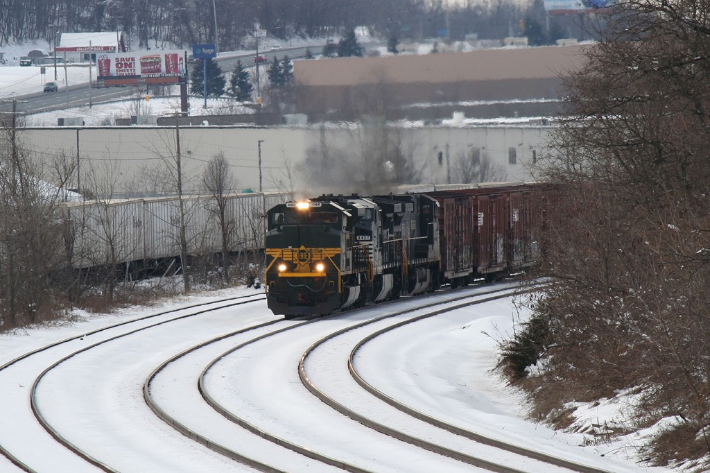 The Erie Unit Rounding the Curve at Beaver