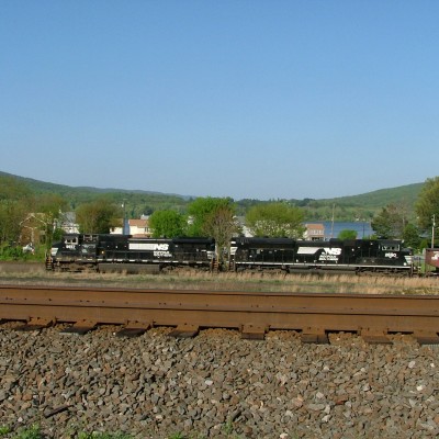 Empty Coal Train In Marysville PA