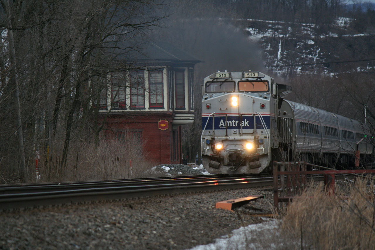 Amtrak Pennsylvanian Leaving Huntingdon