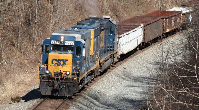 CSX MOW Train Heading West